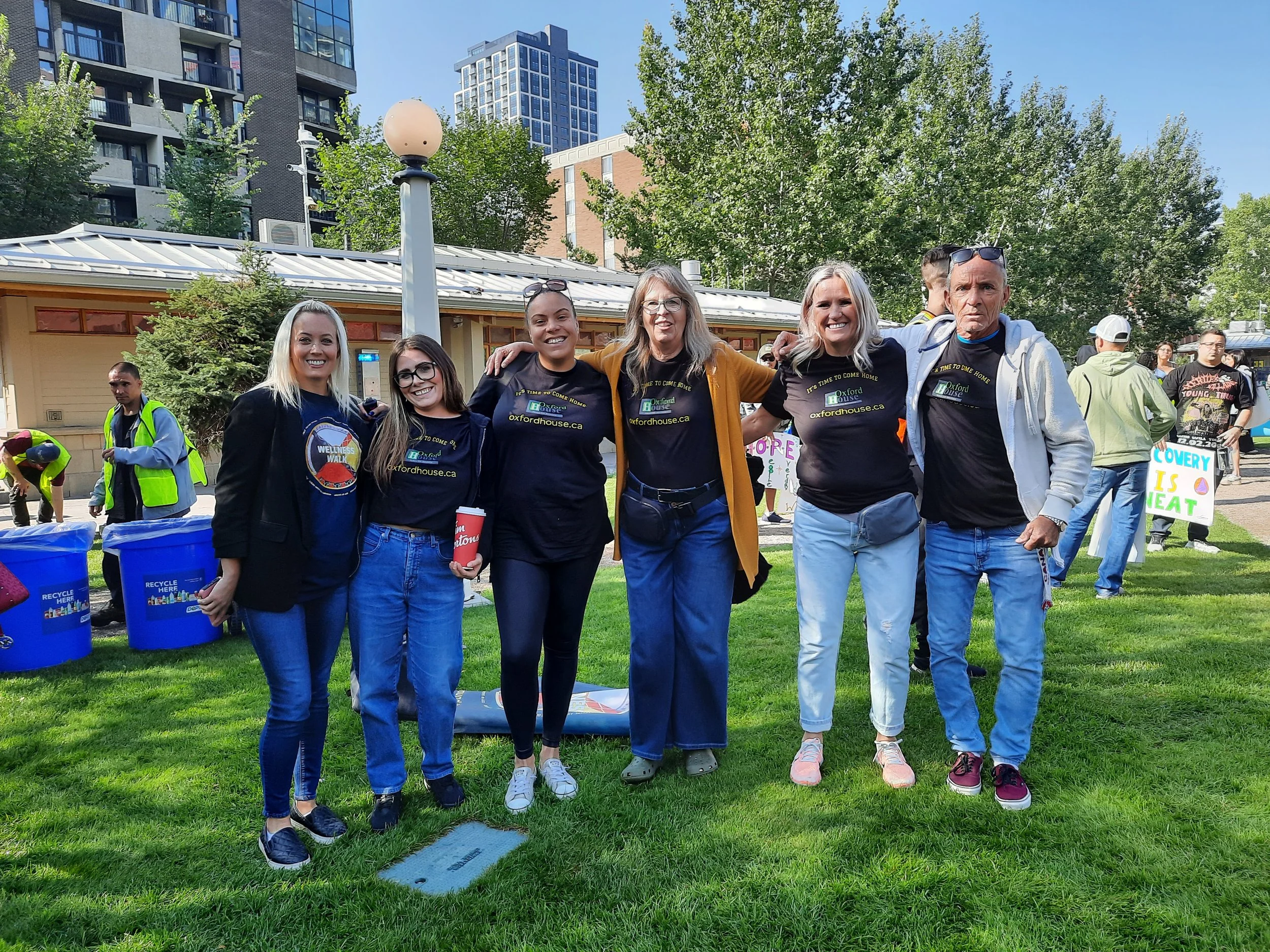 Oxford House Staff at 2025 Wellness Walk