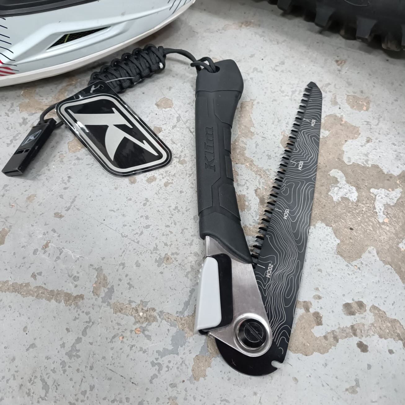 Introducing this awesome KLIM foldable saw. Easy to pack, awesome blade- cuts through anything! It&rsquo;s the best tool for spring trail riding. 

All you early season riders are able to help out by cutting &amp; removing debris blown down onto the 