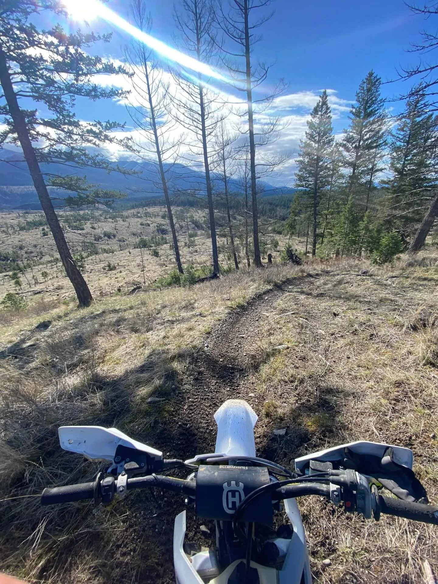 The heavy precipitation we&rsquo;ve had at the Dorr - Grasmere Motorized trail Network / Koocanusa area made the trails fairly wet at the start of the day today. But the temperatures were perfect for riding and the conditions quickly started to dry o