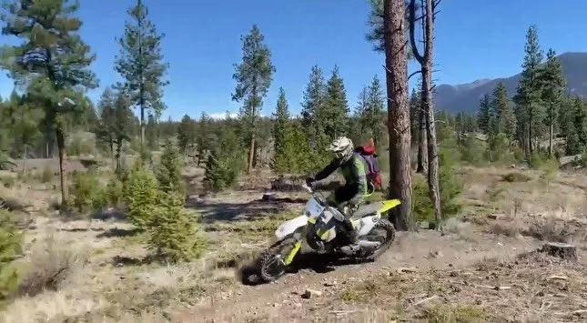 The riding at Dorr - Grasmere Motorized Trsil network, aka Koocanusa is as good as it gets! 

The dust today was minimal and almost the entire trail had perfect moisture in it for traction. Sandy bits aren&rsquo;t too loose yet so the sandy sections 