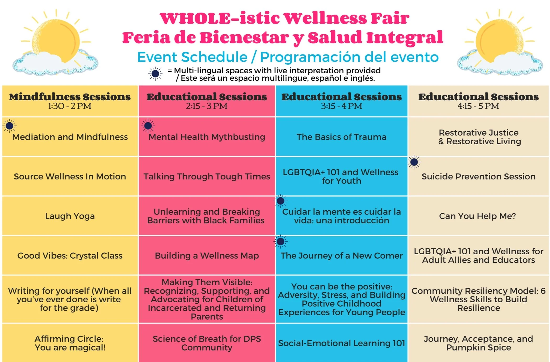 WHOLEistic Wellness Fair — WHOLE Schools