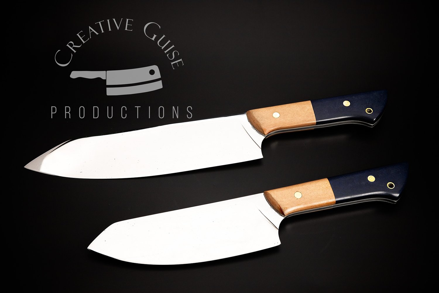 Knife Set, 6-Piece Khaki Professional Kitchen Knife Set for Chef