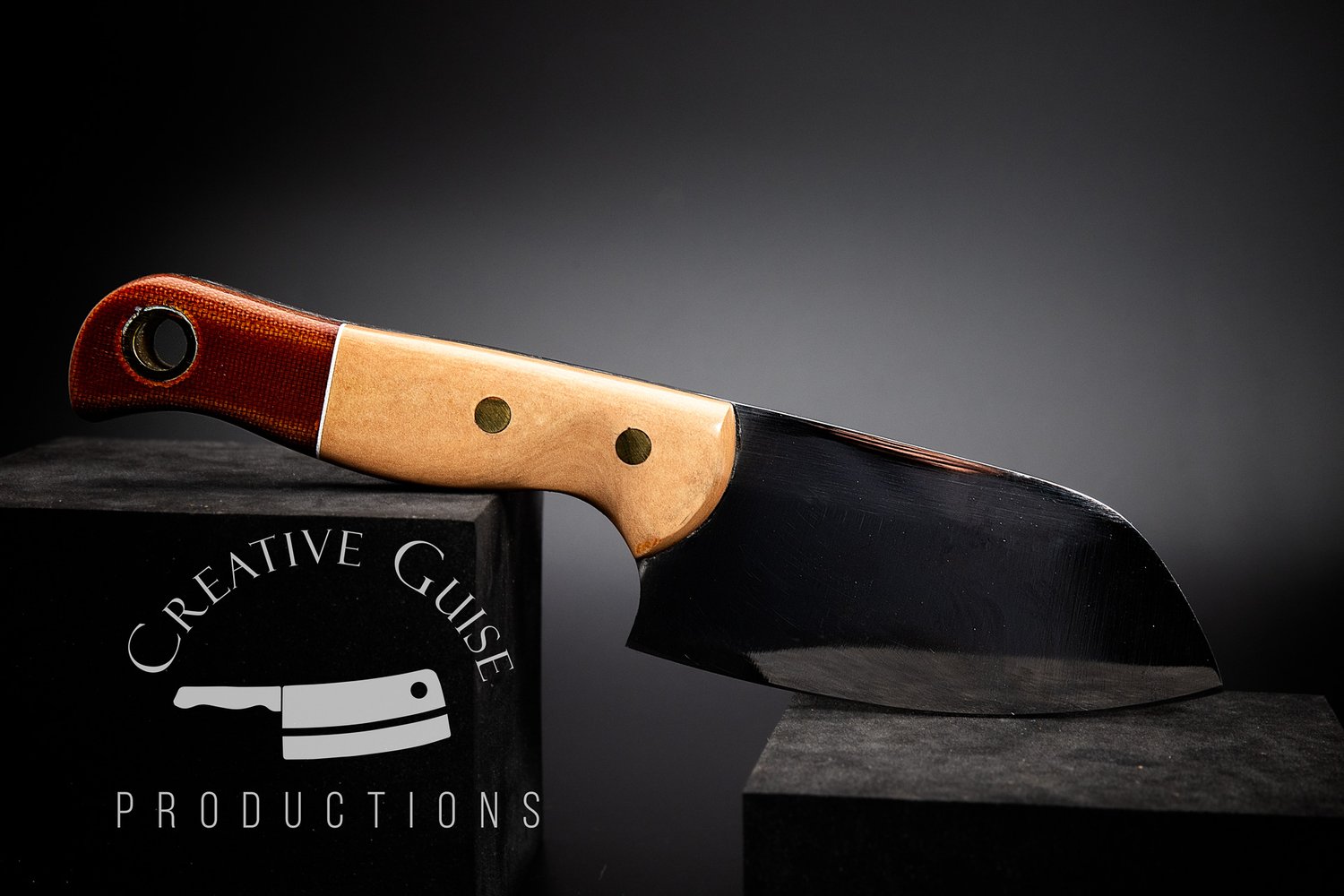 Two Piece Kitchen Knife Set Featuring an 8 Inch Chef and 6 Inch Boning Knife  Paired with Segmented Micarta Handle Scales. — Creative Guise Productions
