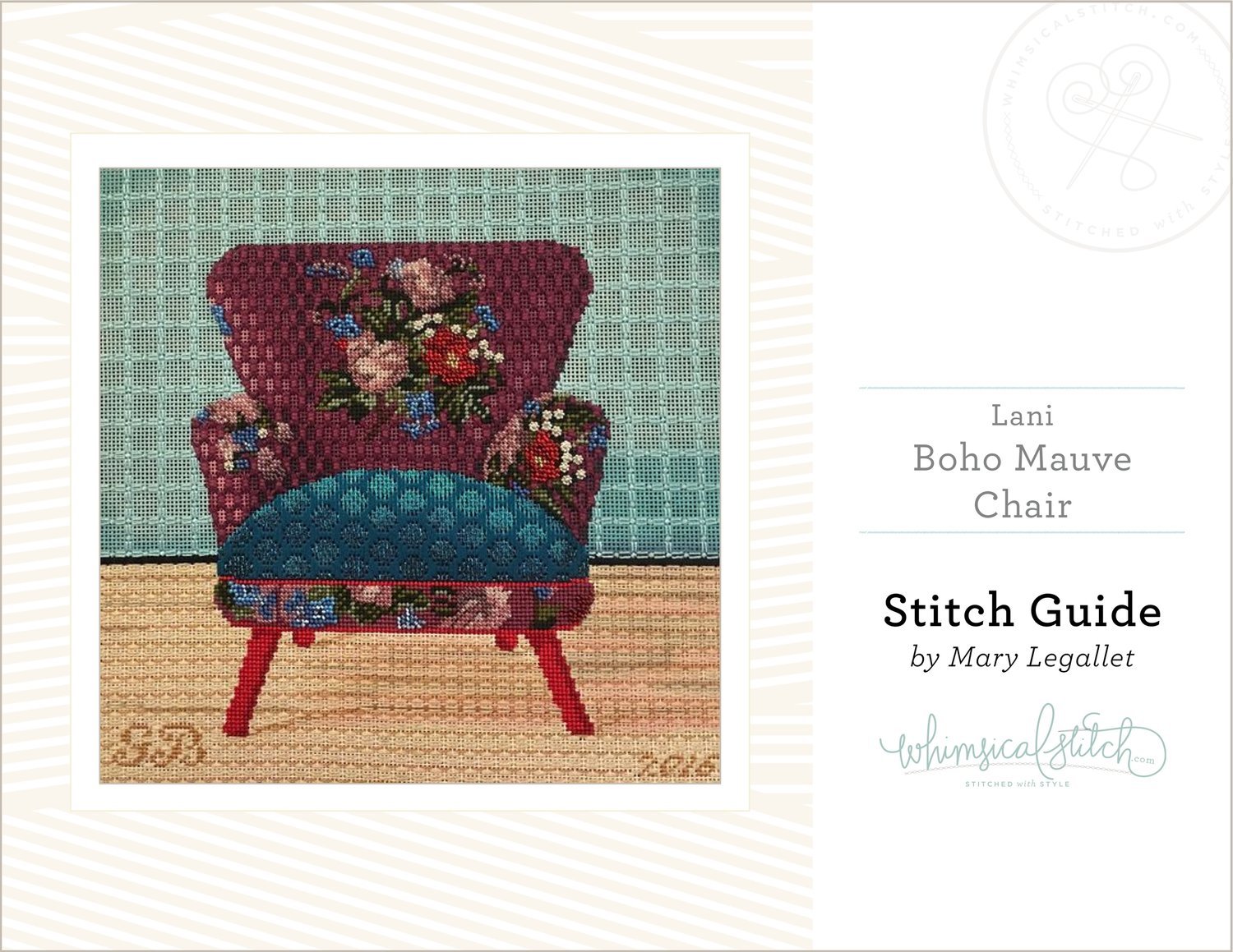 Boho Mauve Chair