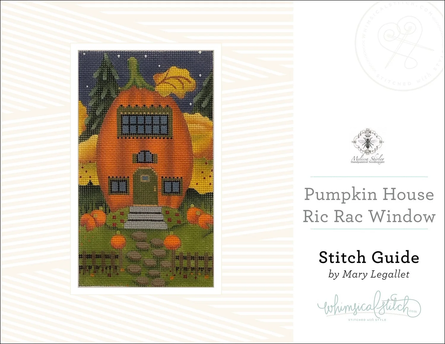 Pumpkin House Ric Rac Window