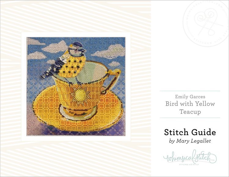 Bird with Yellow Teacup