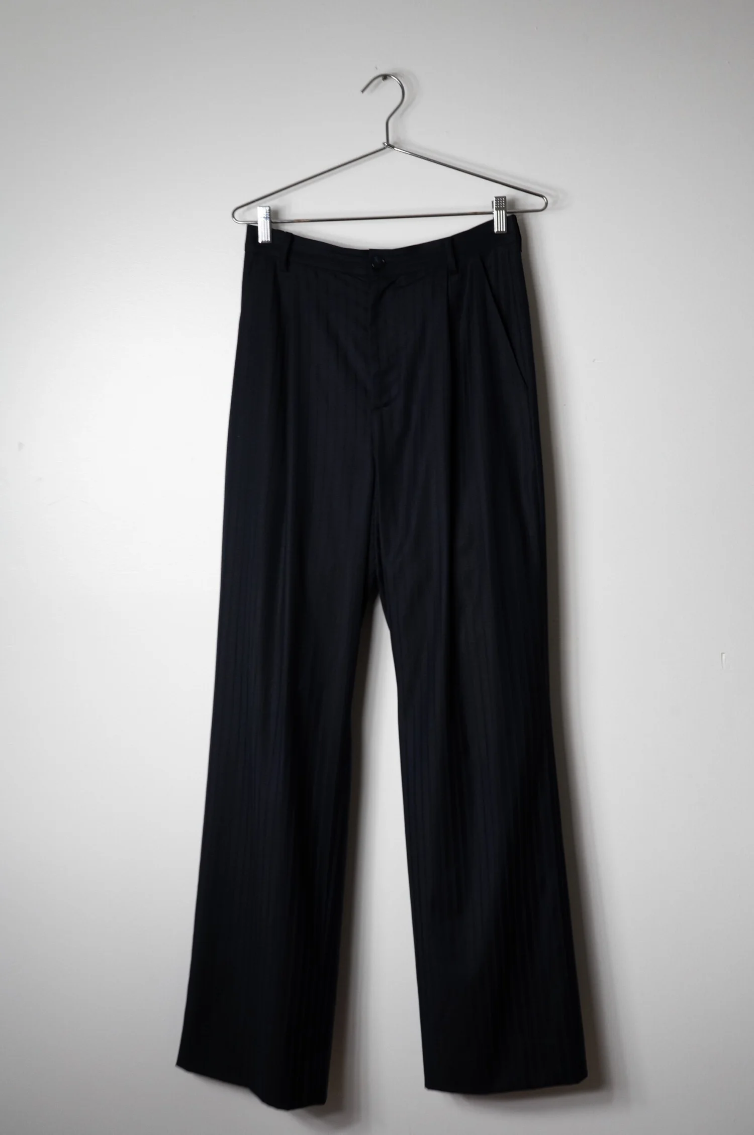 【極美品】60s Vintage Bespoke Black Trousers black Elegant trousers