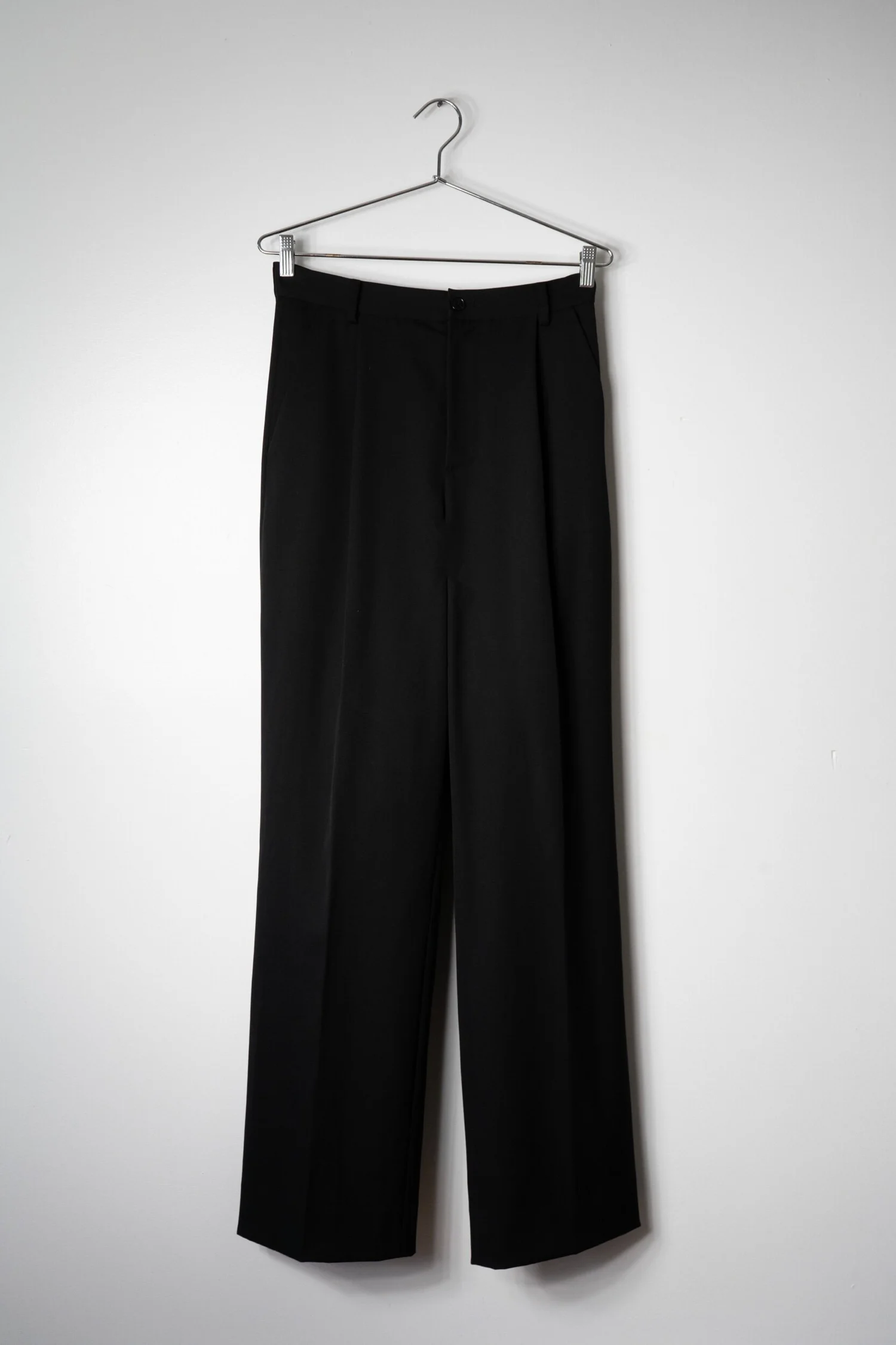 Black wide-leg pant — Museo New York