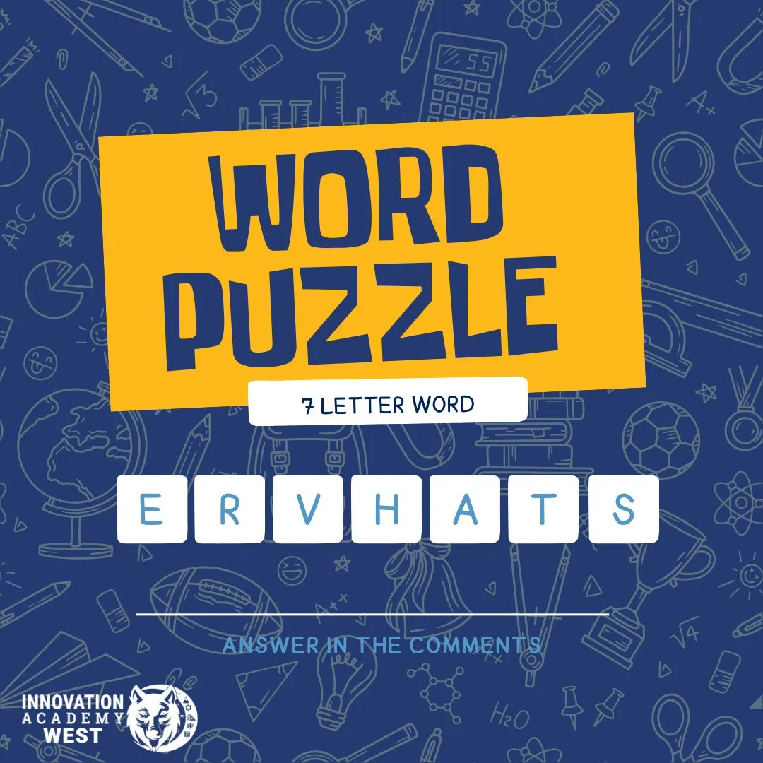 🧩 Word Puzzle Wednesday! 🍂
Can you unscramble the letters E R V H A T S to find the 7-letter fall-themed word?
Drop your answer in the comments below! 👇
#IAW #WordPuzzleWednesday #FallFun #BrainTeaser #StudentEngagement