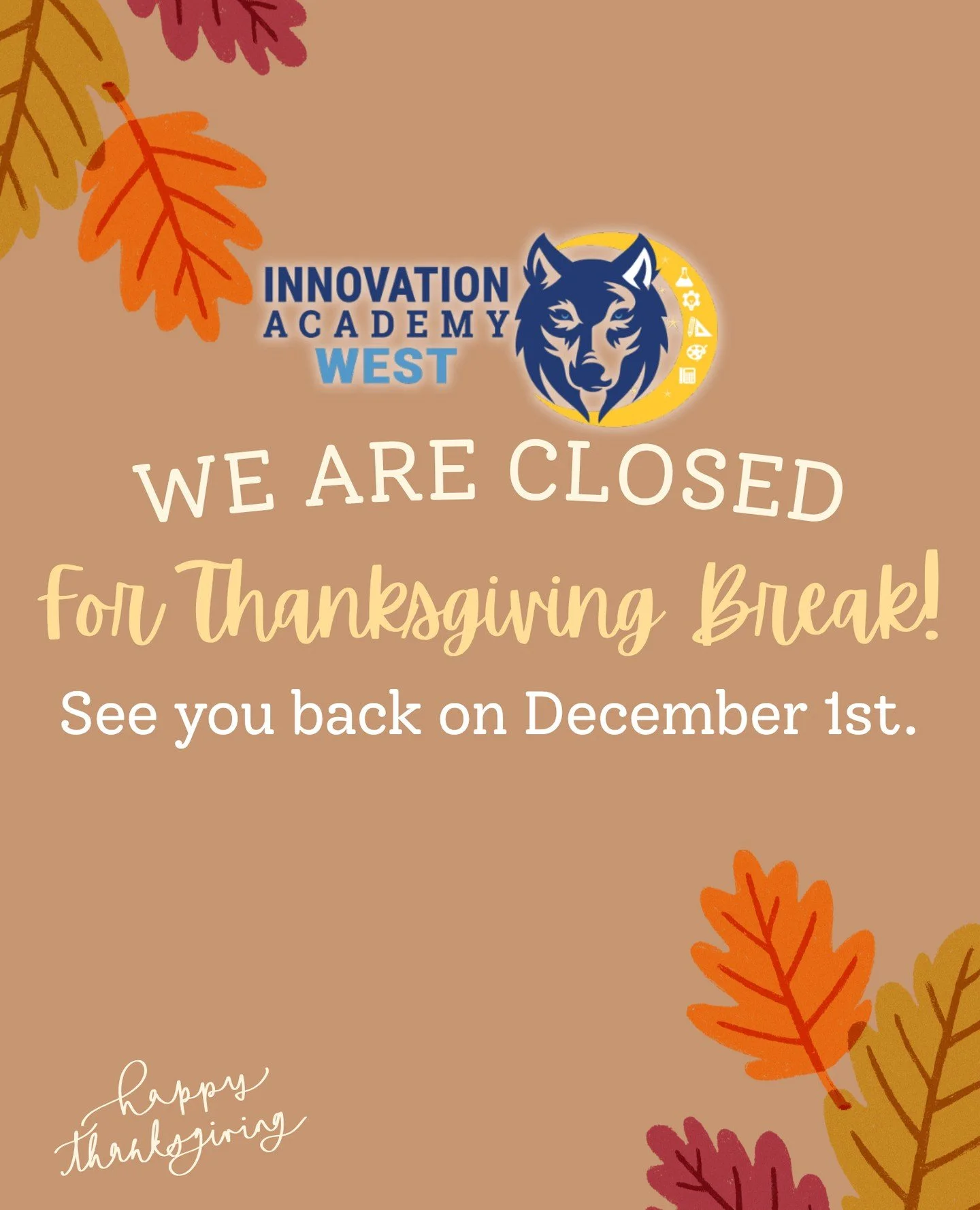 🦃 Happy Thanksgiving from IAW!⁠
We&rsquo;re taking a short break to give thanks and recharge&mdash;see you back on December 1st! 🎉