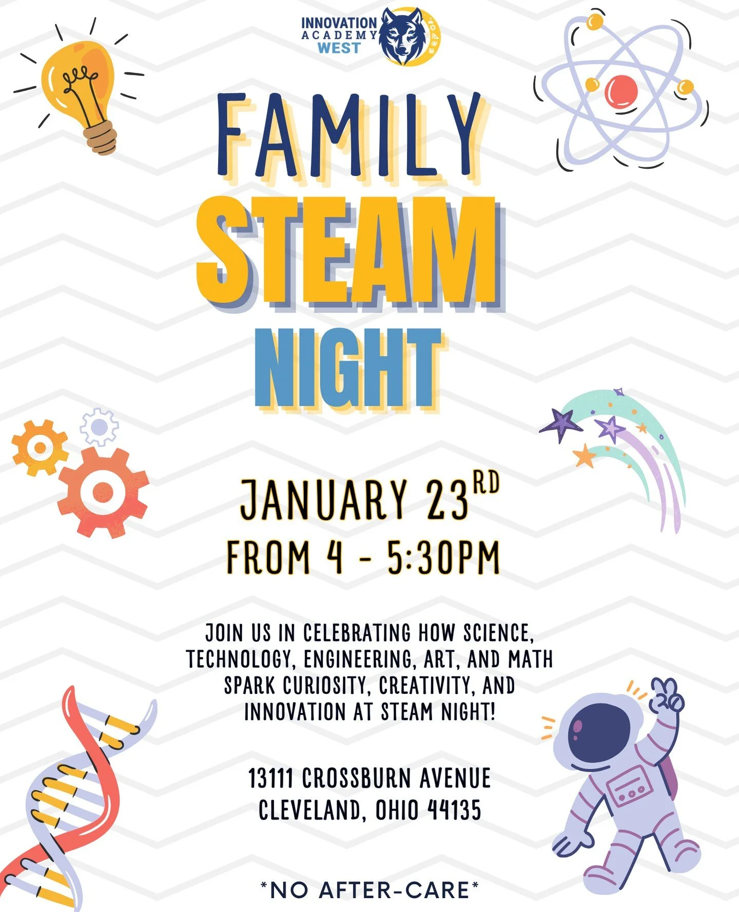 🔬🎨✨ Family STEAM Night at Innovation Academy West! ✨🎨🔬⁠
⁠
Join us for an evening of hands-on fun as we celebrate Science, Technology, Engineering, Art, and Math with engaging activities the whole family will enjoy! This is a great opportunity to 