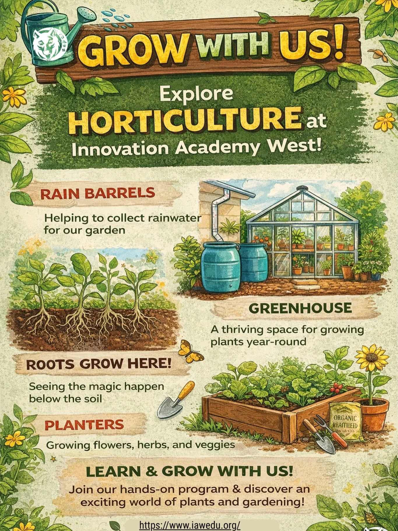 From seeds to success! Our horticulture program gives students the chance to learn, grow, and connect with nature at innovation Academy, West.