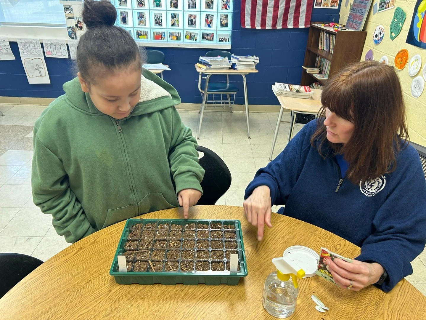 Our 5th graders at Innovation Academy West are getting their hands dirty in the best way! 🌱🪴⁠
⁠
Students kicked off their STEAM project by planting seeds, learning how science and nature work together as they begin growing their own plants. We can&