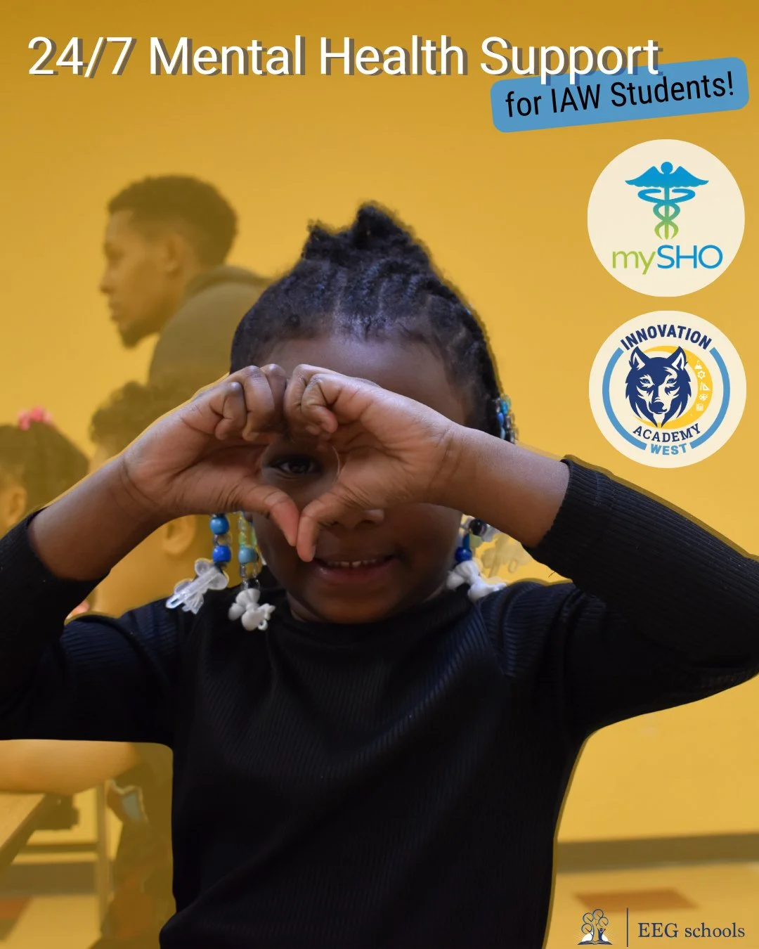 IAW Students, we&rsquo;ve got your back 💙⁠
⁠
Need someone to talk to? You have access to 24/7 mental health support&mdash;anytime, anywhere. You&rsquo;re never alone.