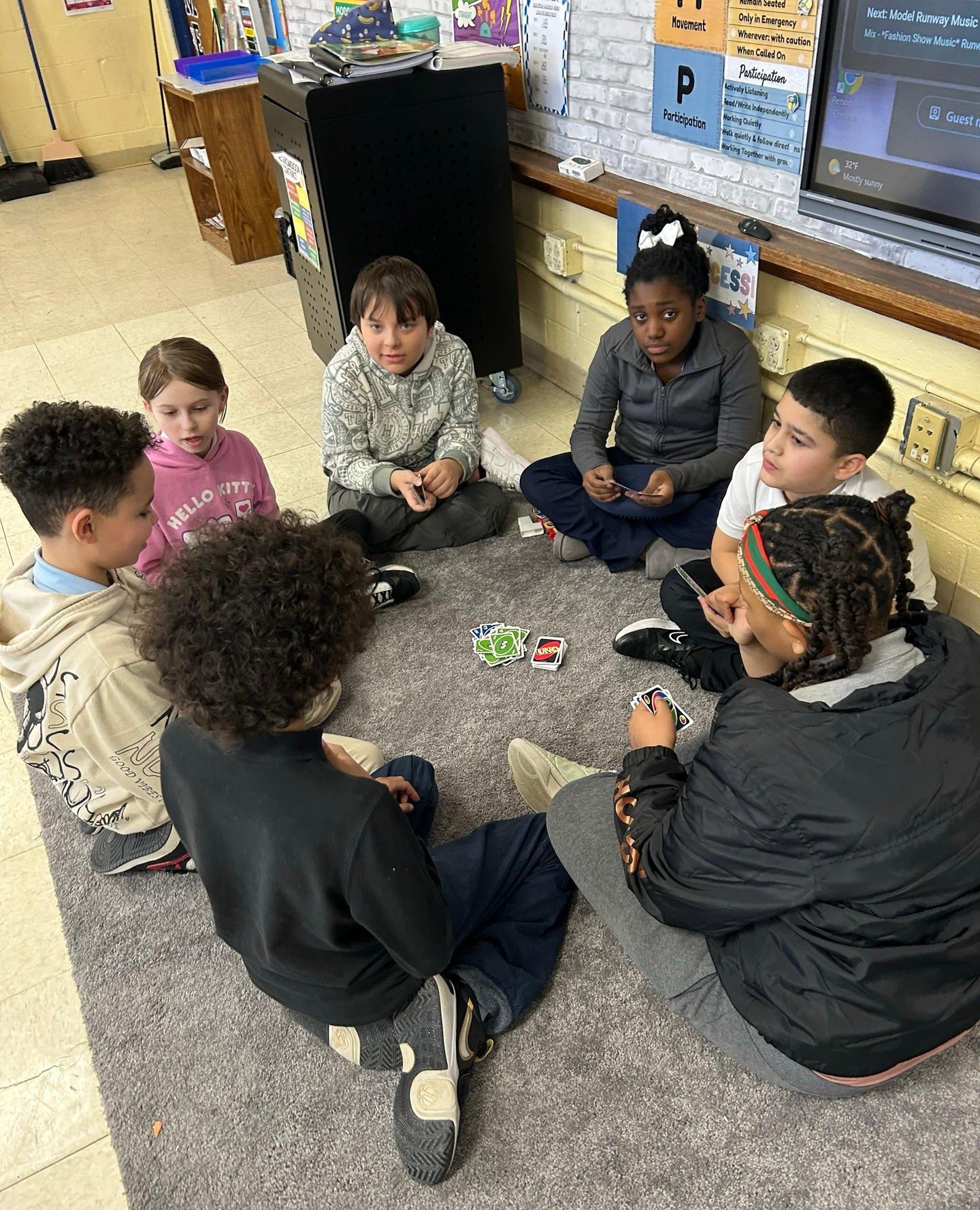 IAW 5th grade enjoying their Board Game Afternoon! 🎲✨⁠
⁠
They earned this celebration by filling up their Compliment Jar with kind words and positive vibes. 👏💛 Hard work, teamwork, and kindness always pay off!