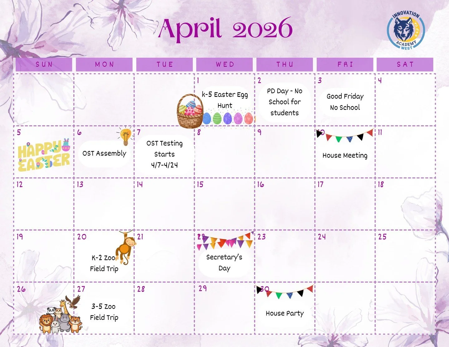 🌸 April at IAW is packed with excitement! 🌸⁠
⁠
Check out all the amazing events happening this month&mdash;from student activities to community happenings, there&rsquo;s something for everyone. Don&rsquo;t miss out&mdash;mark your calendars! 🗓️✨⁠
