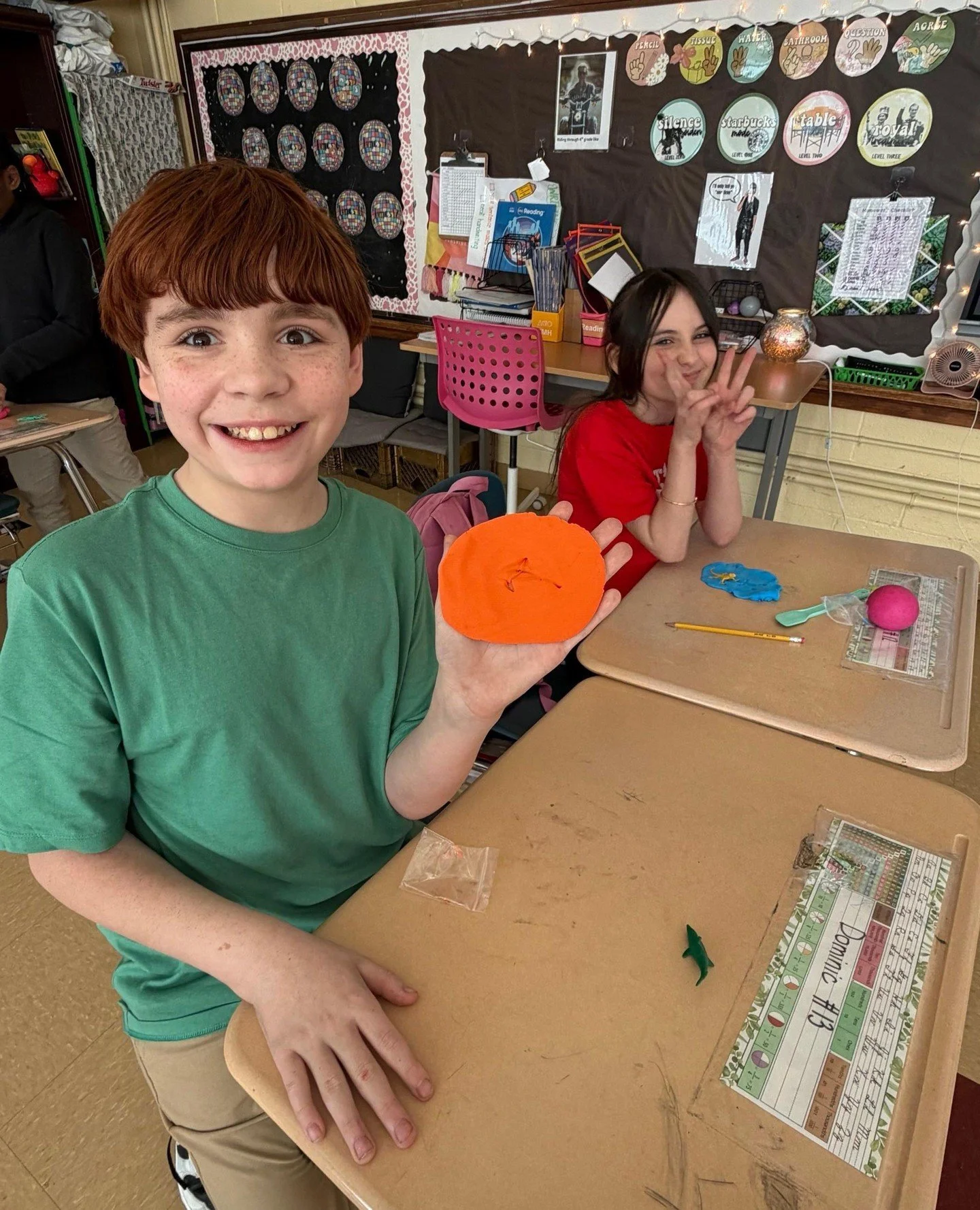 Our 4th graders at Innovation Academy West wrapped up their Fossil STEAM Unit in a hands-on way! 🦴🎨⁠
⁠
Students created their own clay fossils based on the animals they learned about from both past and present life. It was a fun and creative way to