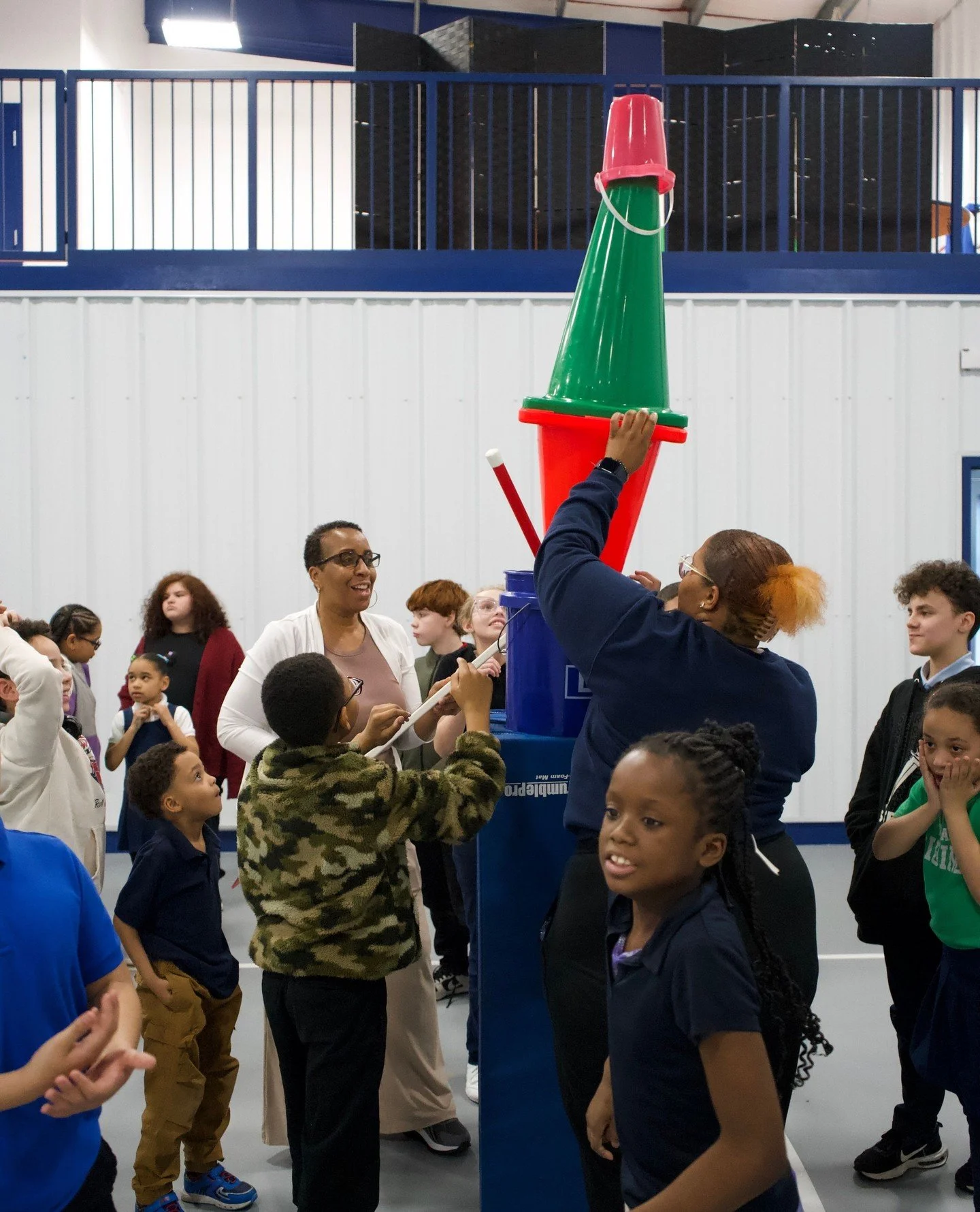 It&rsquo;s always a party at our house events! 🎉⁠
#💙❤️💚🖤 #MakingMemories #IAWEvents #SchoolSpirit