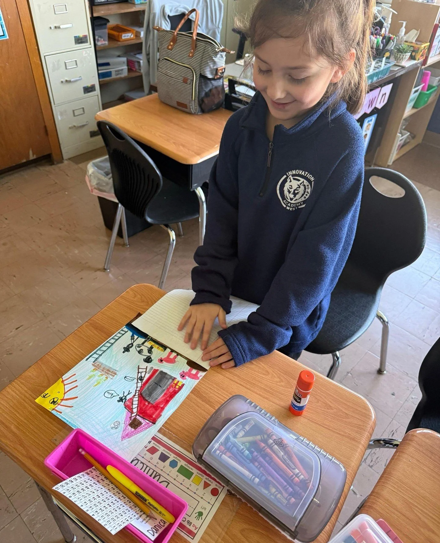 From virtual farm tours to building their own dream farms 🌾🚜⁠
⁠
At IAW, students explored natural resources and how farms provide the food and essentials we use every day. After a virtual field trip, they designed and wrote about their very own far