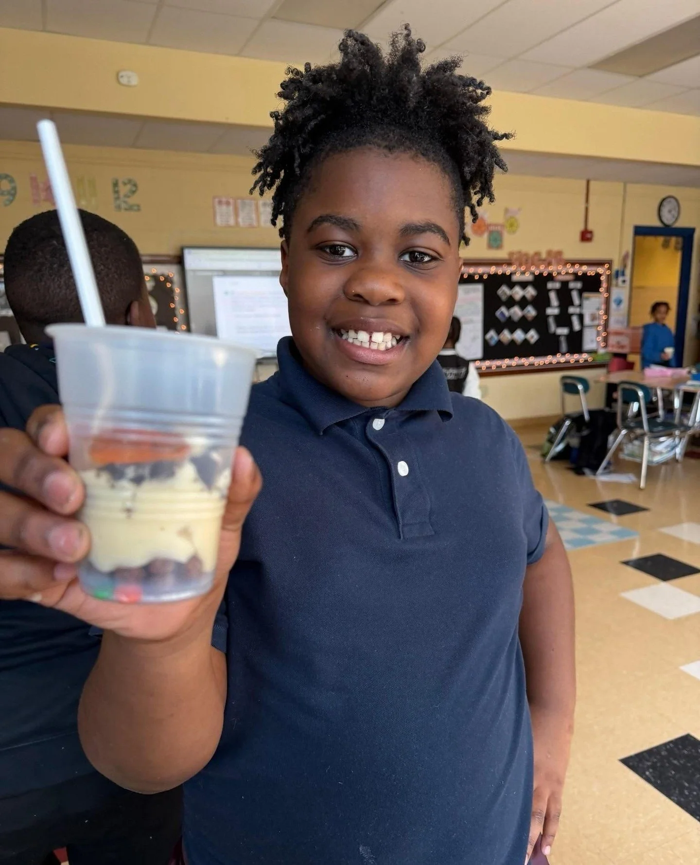 4th Grade is Making dirt pudding to represent and learn about the layers of the soil for Earth Day! 🌎
