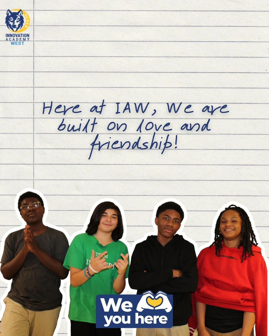 Where friendships grow and everyone belongs. #IAW