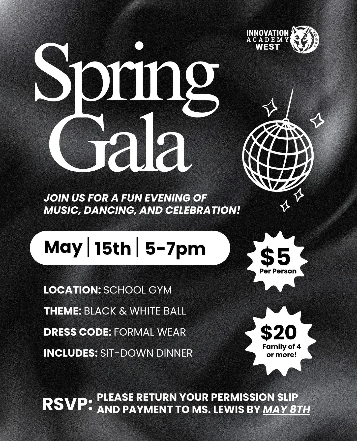 🖤✨ An evening to remember ✨🤍⁠
⁠
Join us for our Spring Gala: Black &amp; White Ball &mdash; a night of dinner, dancing, music, and celebration with our school family. Dress formal and come ready for a wonderful evening together!⁠
⁠
📍 13111 Crossbu
