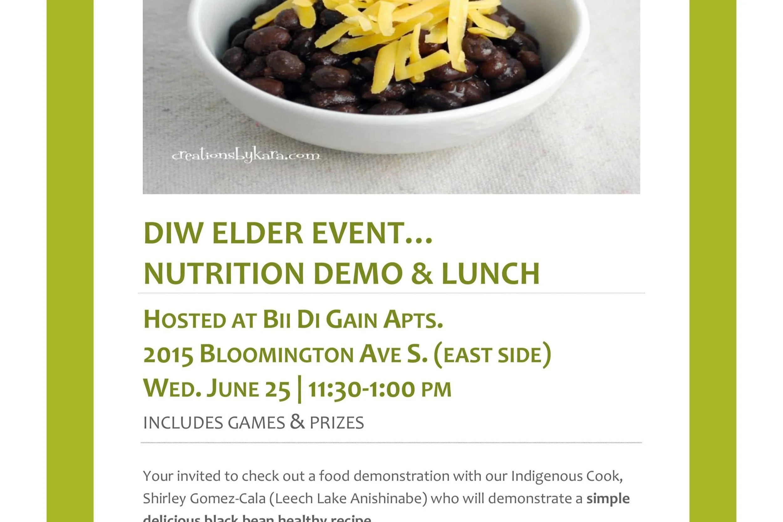 Elders Nutrition Event