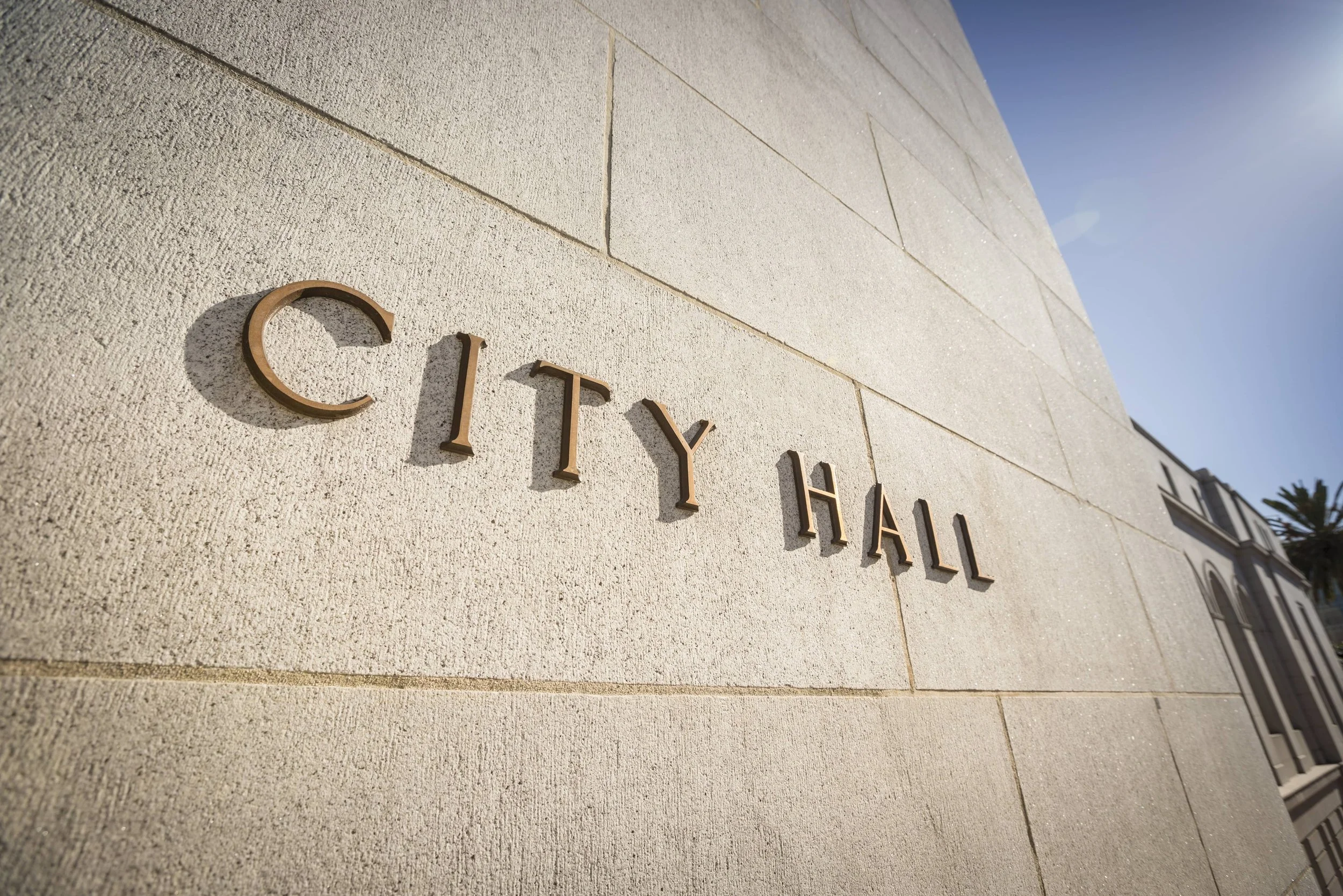 photo of city hall outside building