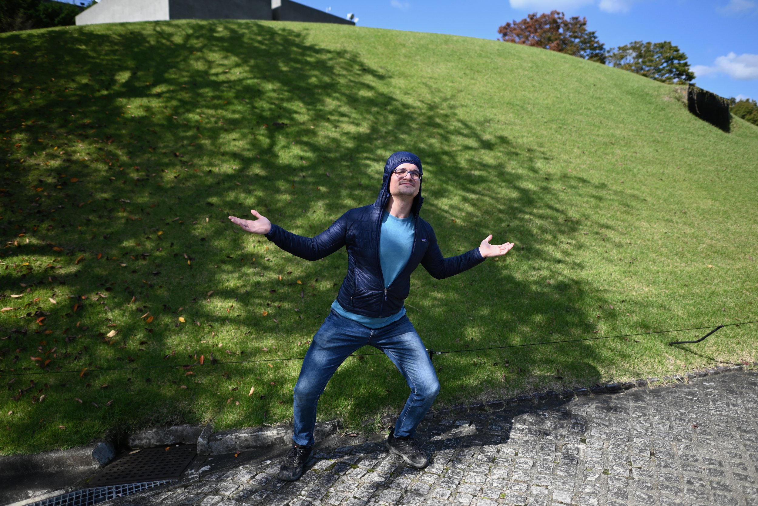 A live artwork in the Hakone Open Air Museum.