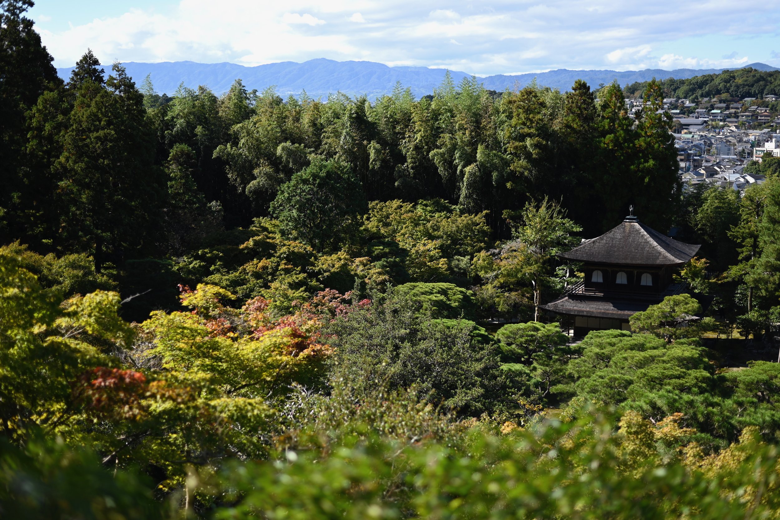 Ginkakuji, the silver temple, in Kyoto.