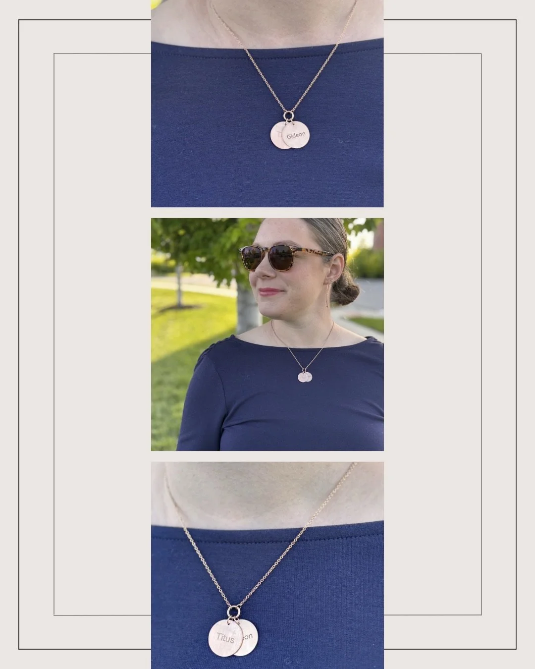 We had the honor of designing this custom piece to celebrate a mother&rsquo;s greatest treasures &mdash; her babies. ✨
⠀⠀⠀⠀⠀⠀⠀⠀⠀
Crafted in 14KT Rose Gold with custom pendants, this necklace was made to be worn close to her heart for years to come. C