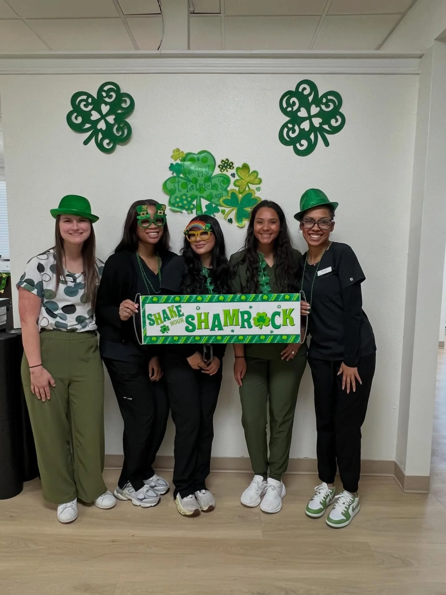 🍀 Lucky us! 🍀

Grateful today for our amazing team and the wonderful patients we get to care for every day!☘️

#StPatricksDay #Grateful #LuckyToServe