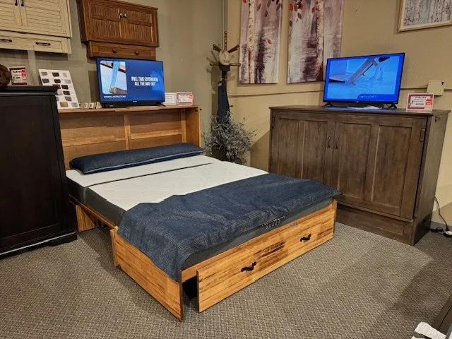 Solid Wood Cabinet Beds