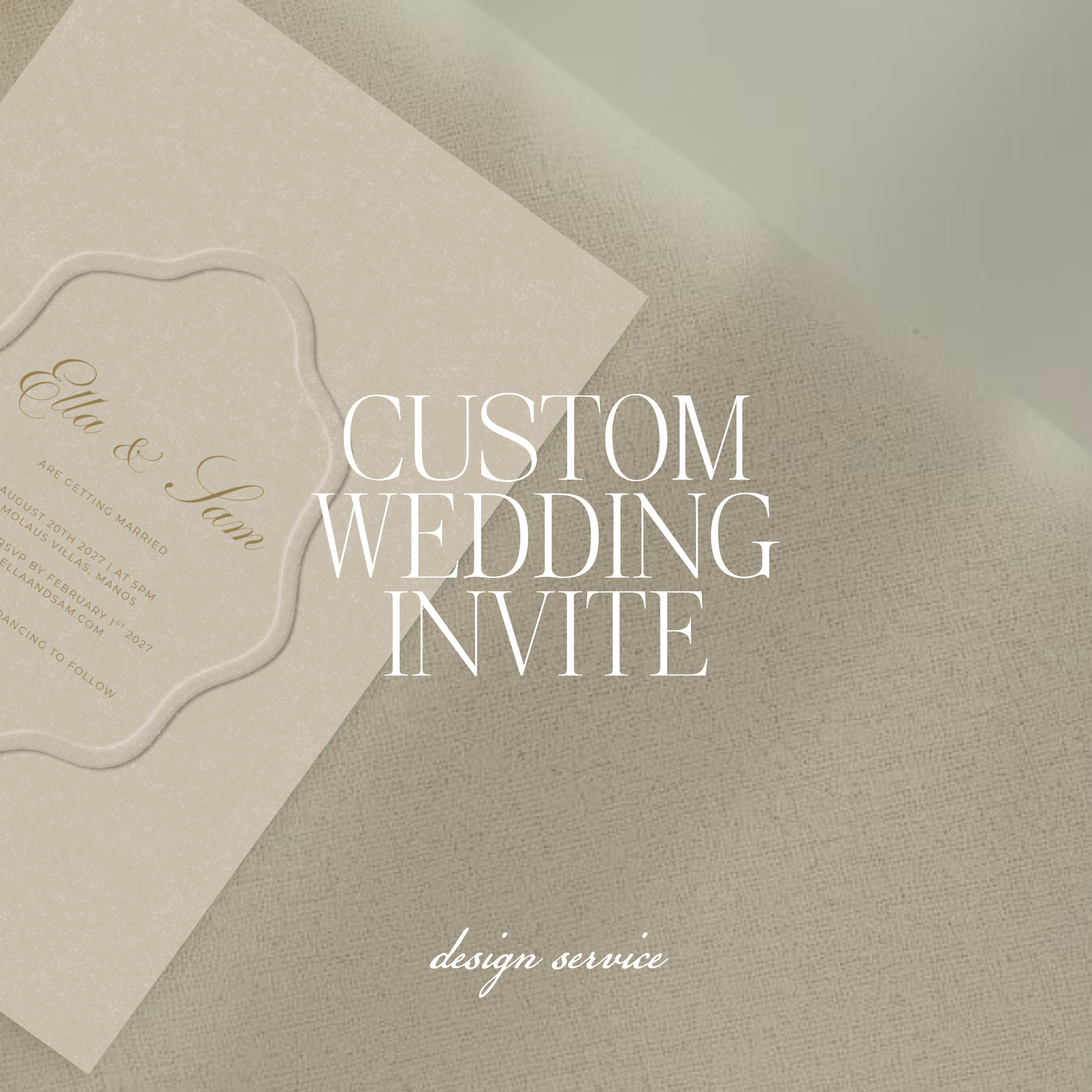 Custom Digital Invitation Design