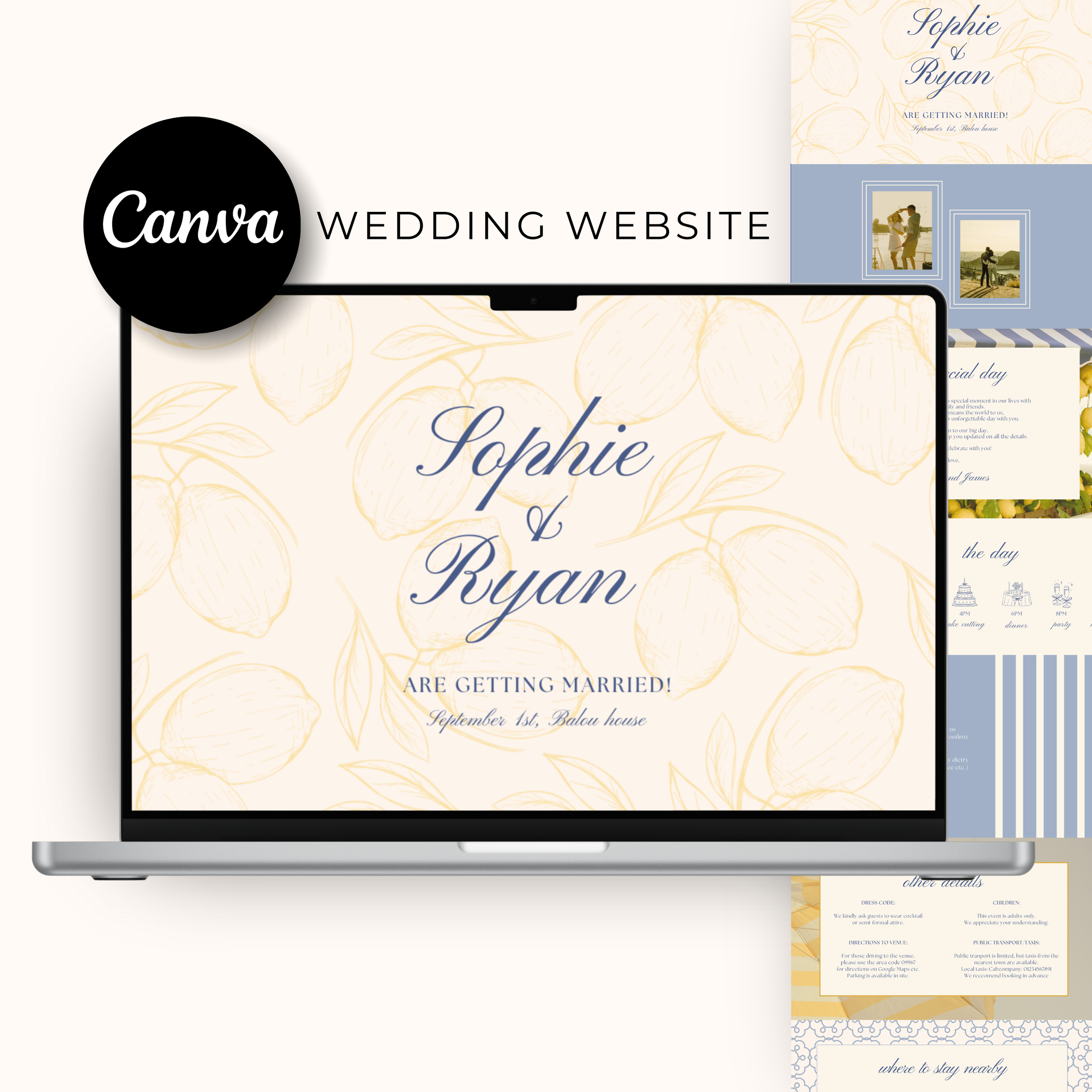 Wedding Website Template