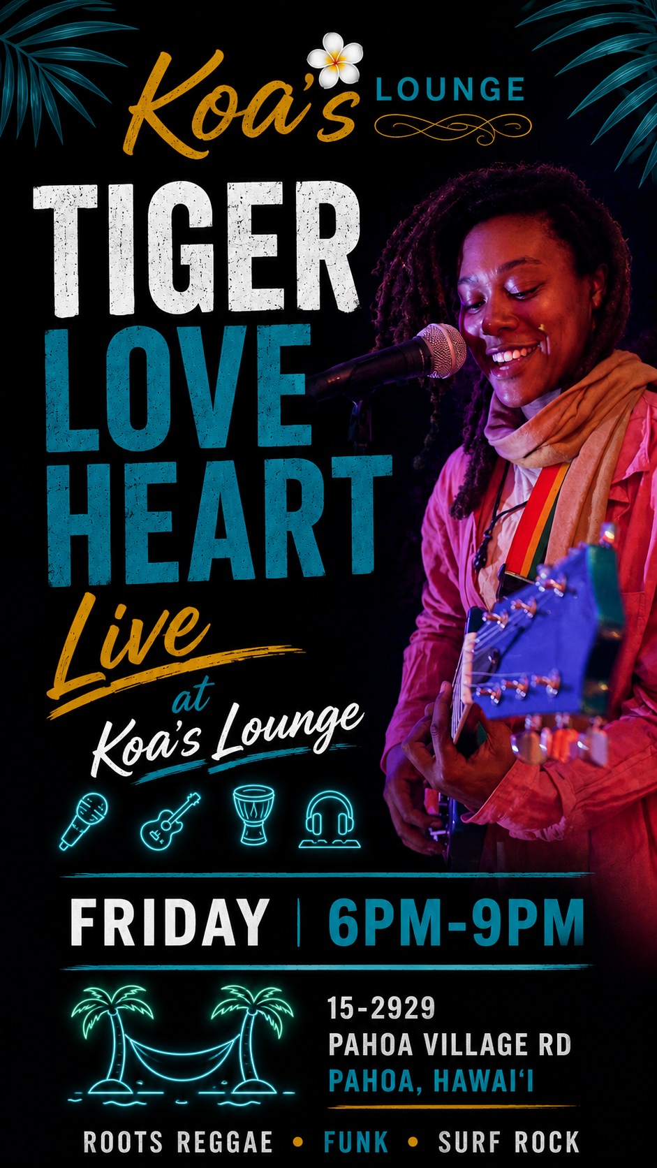 Tiger Heart Live - Koa's Lounge