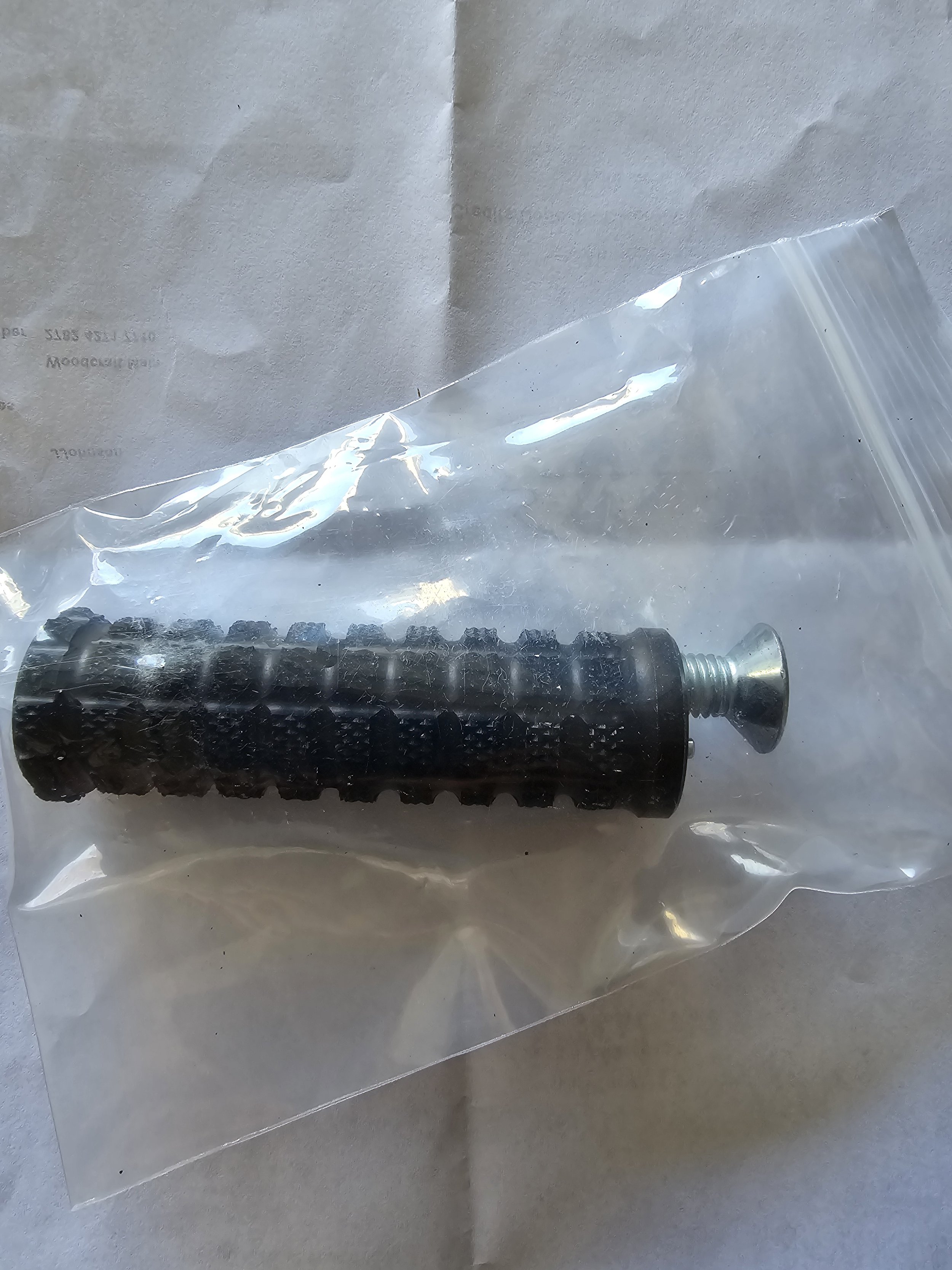 Woodcraft Footpeg with Bolt