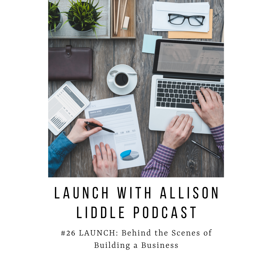 #26 LAUNCH Podcast: Behind the Scenes of Building a Business