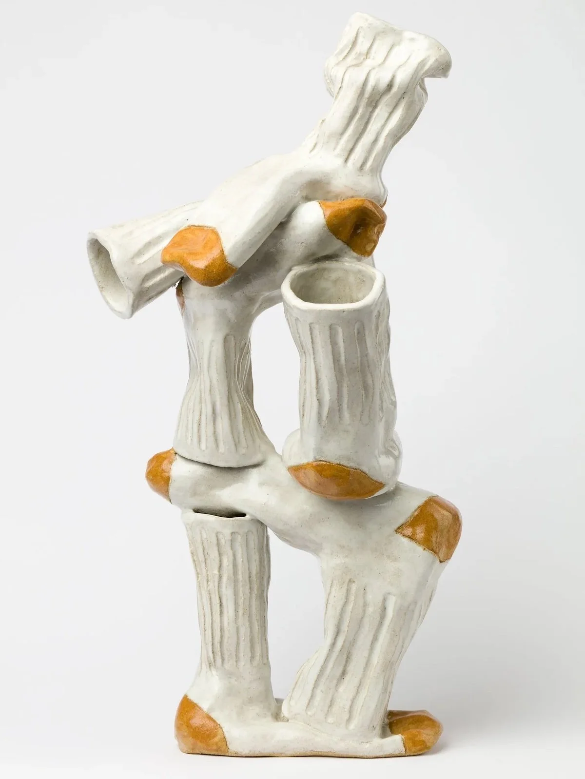 Paloma Jimenez, 
"Spin Cycle," 2022, Ceramic and Glaze, 7in x 9in x 16in. Photo by WesMagyar