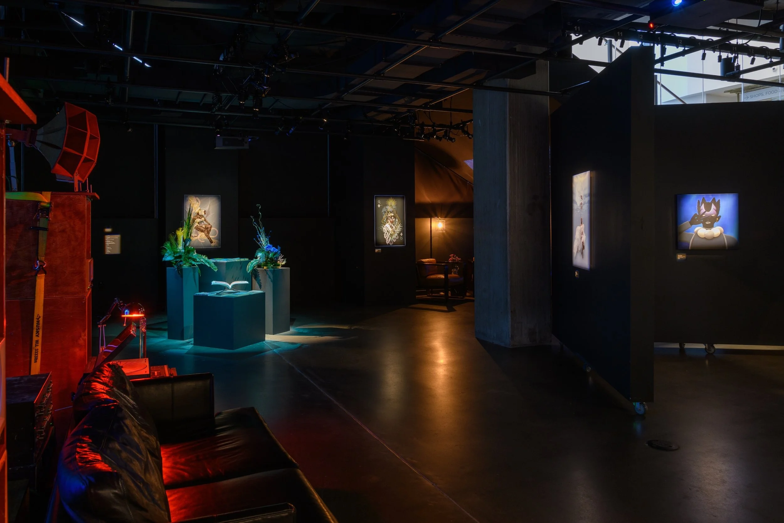 Installation view of Drexciya: Into the Deep. Photo by Raymundo Muñoz.