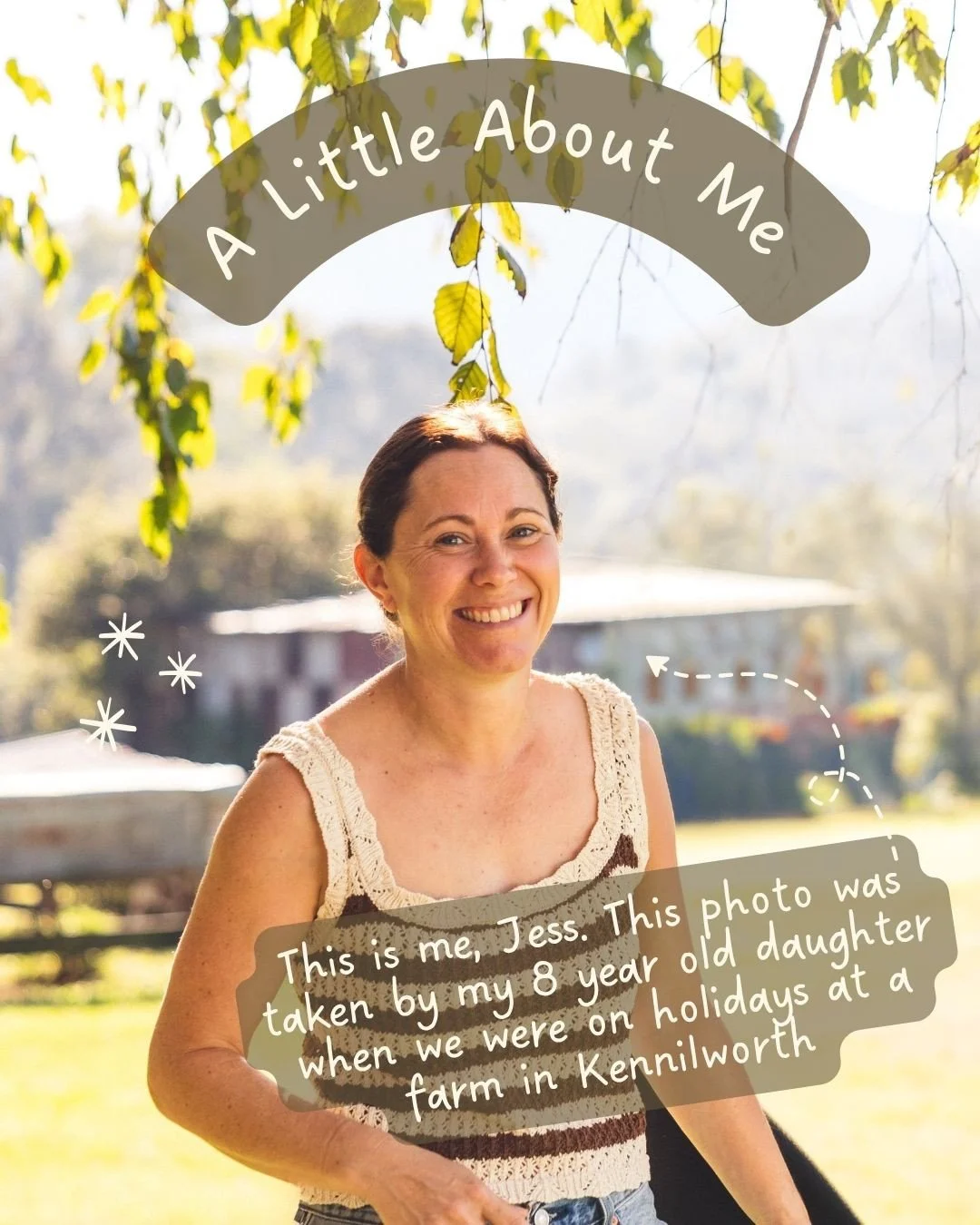 I realised I've never really done a proper "about me" post...⁠
So here I am 👋⁠
Swipe through for a little about me ❤️