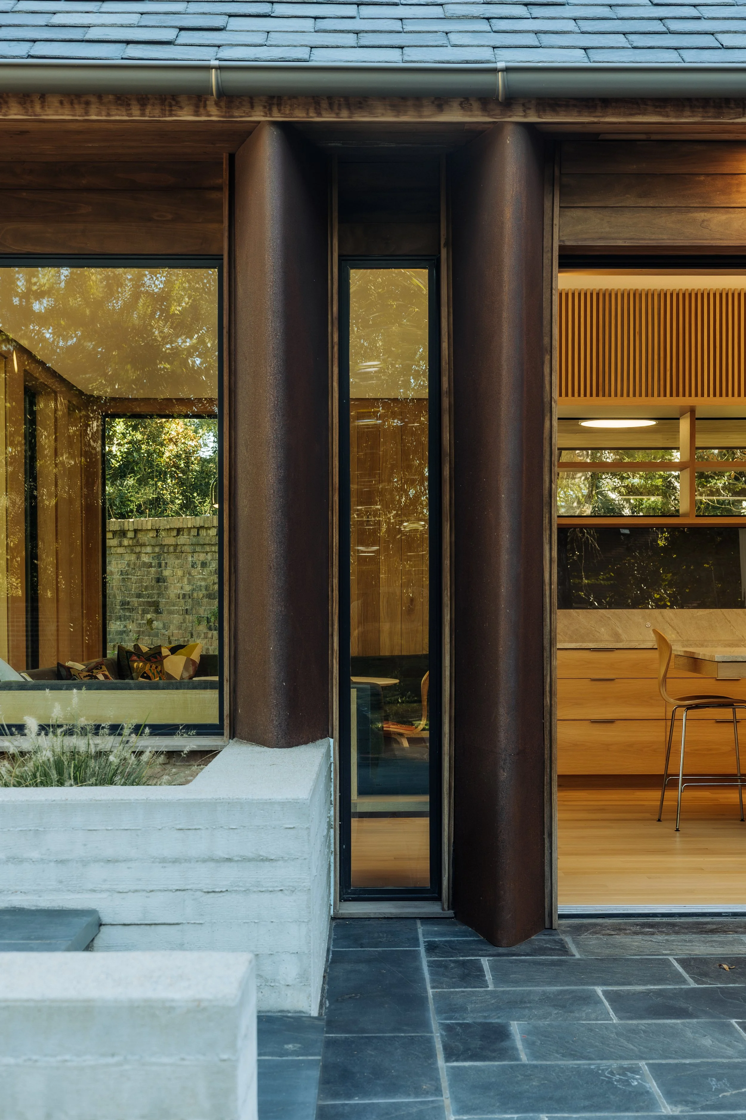 Custom 16ga COR-TEN fins