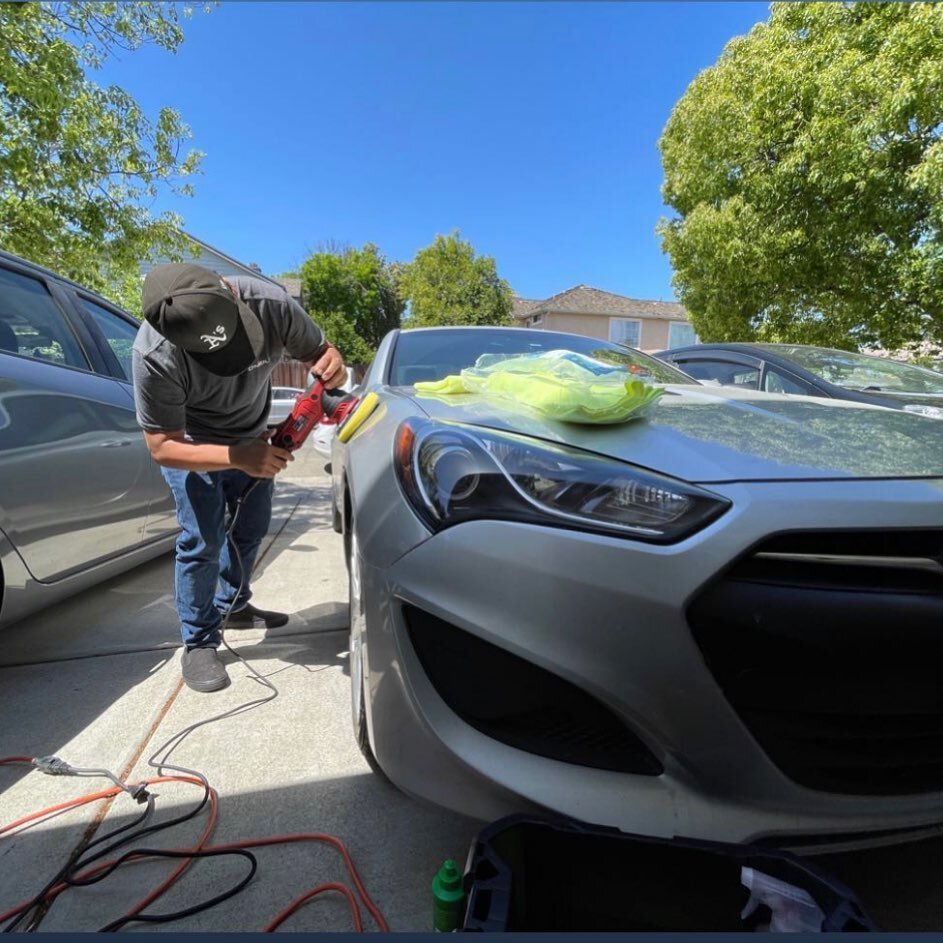 We offer clay, polish, &amp; wax. Also paint correction! Let us remove those ugly scratches and swirls marks for you. Let&rsquo;s get that paint shining again! #cardetailing