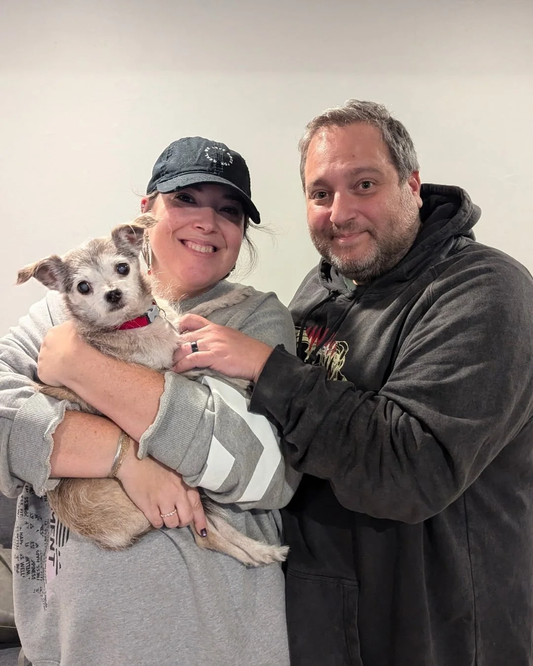 Drum roll please 🥁 🥁 🥁 

Baby Shark is home!

This little senior came to us from the medical unit at South LA shelter, spent weeks in the hospital fighting mycoplasma pneumonia, and we genuinely did not know if he was going to make it.

He made it