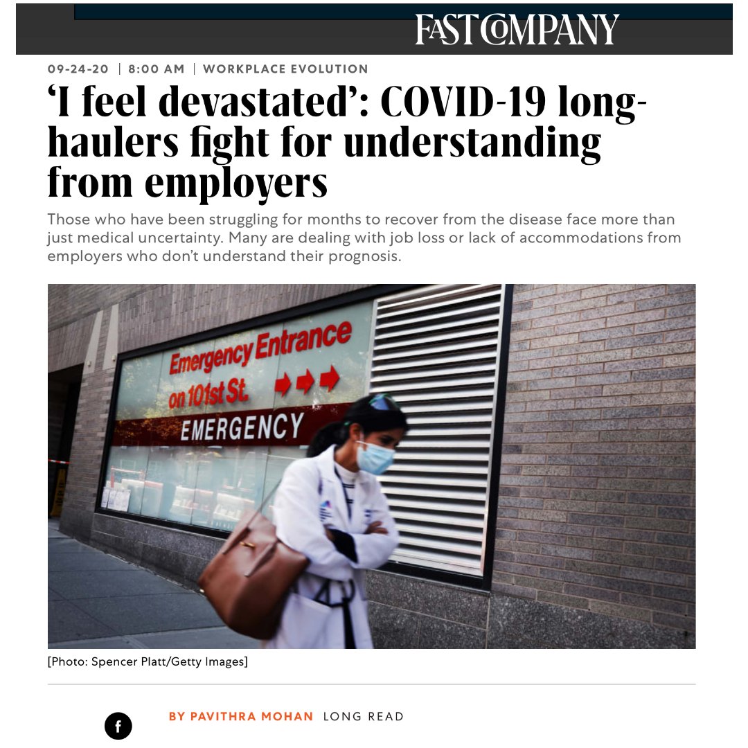 Covid-19 long haulers fight for understanding from employers