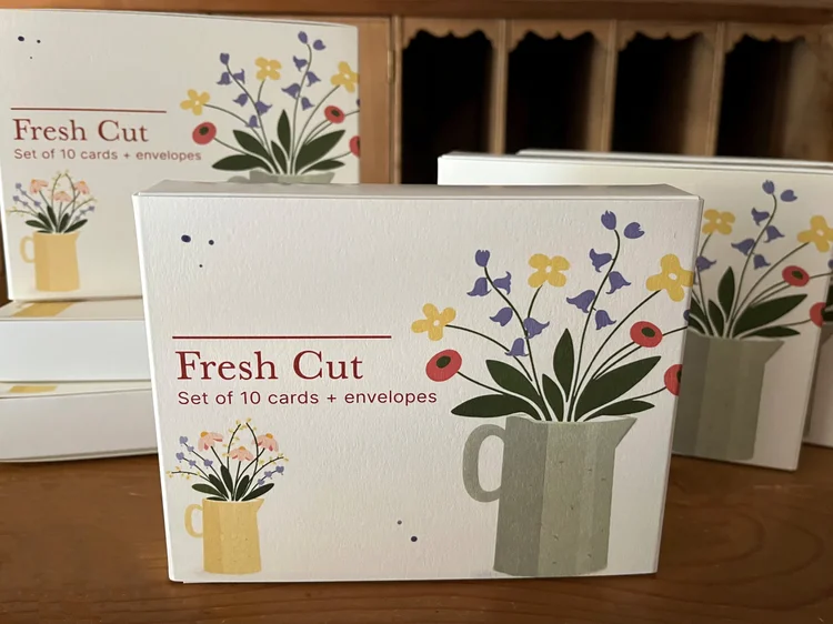 Fresh Cut boxed stationery set