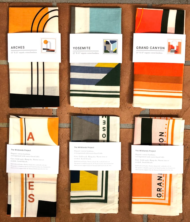 Wildlands bandana textile studies