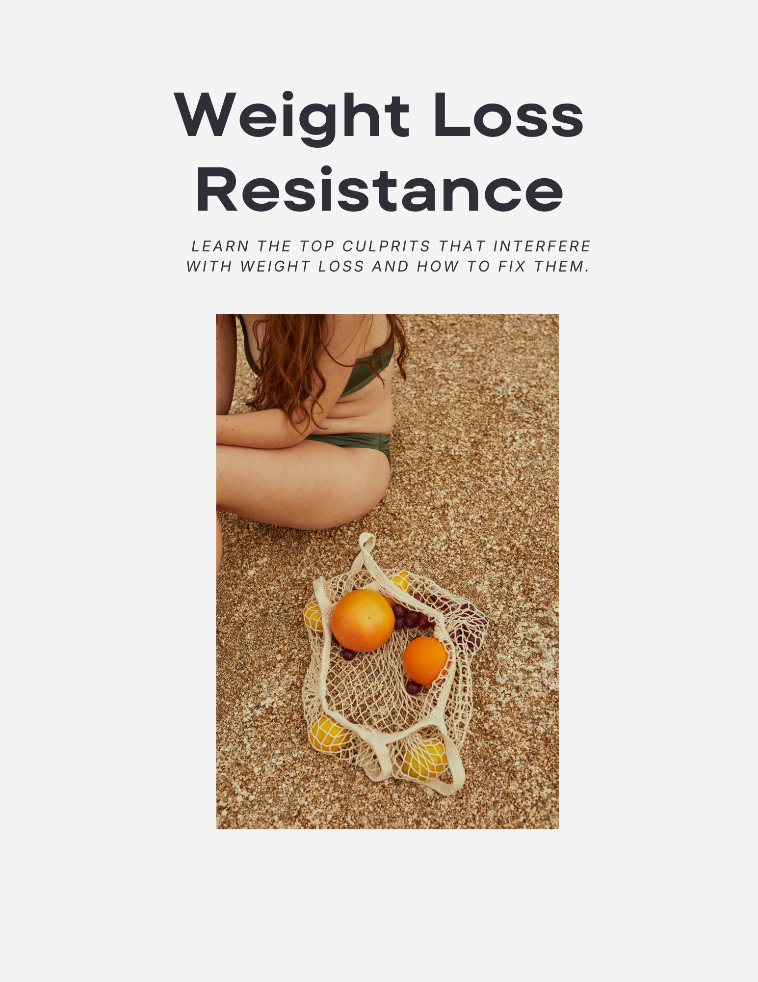 Weight Loss Resistance Guide