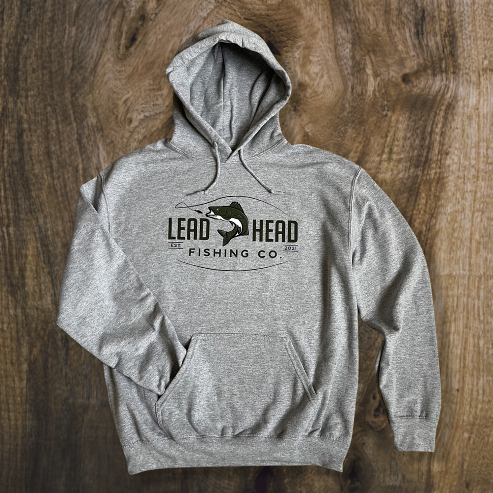 Heather Grey Sweatshirt — LeadHead Fishing Co.