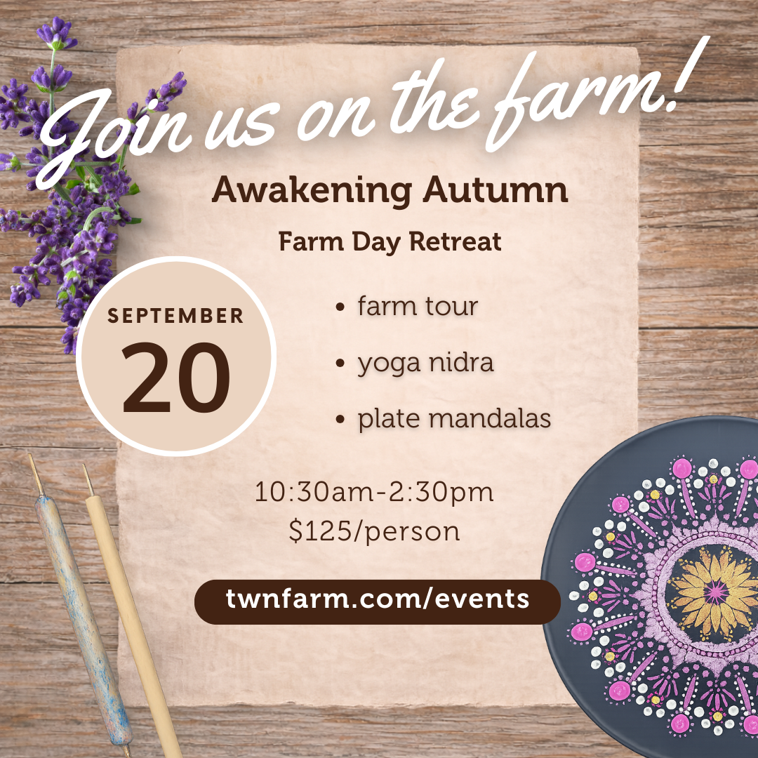 September 20 Farm Day Retreat: Awakening Autumn
